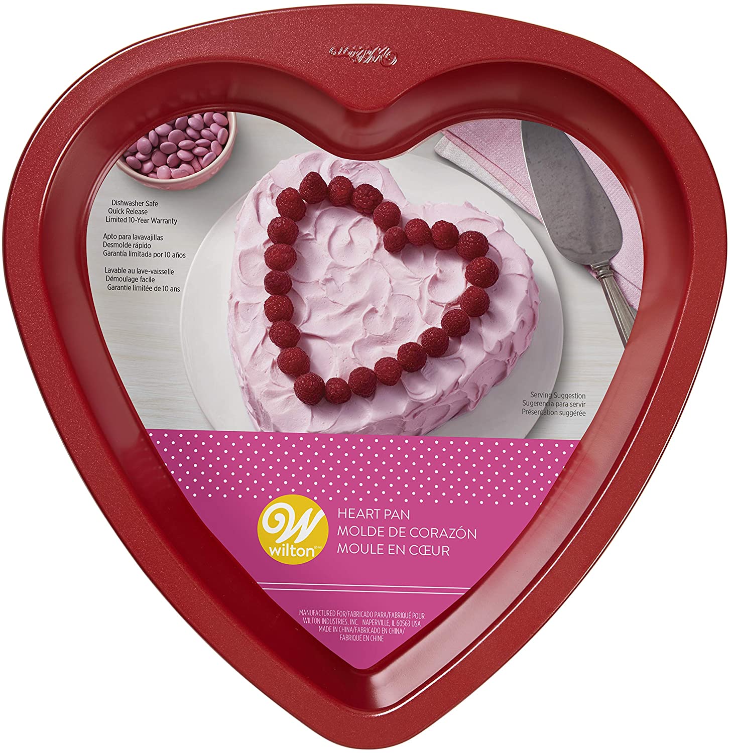 Wilton Non-Stick Heart Cake Pan, 9-Inch
