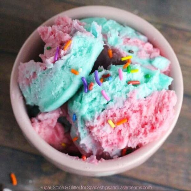 cotton candy ice cream