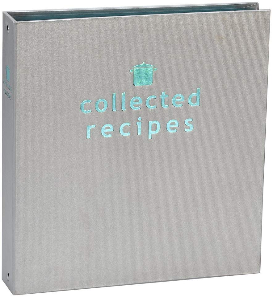Meadowsweet Kitchens Create Your Own Collected Recipes Cookbook - Turquoise & Gray