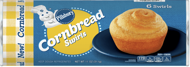 Pillsbury Cornbread Swirls 6 oz