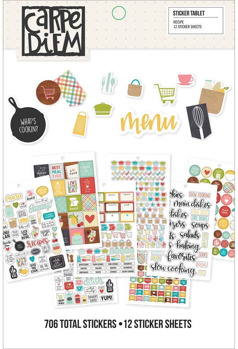 Simple Stories Recipe Sticker Tablet
