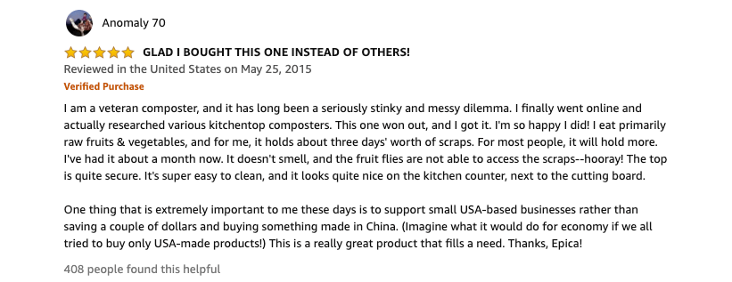 bin review