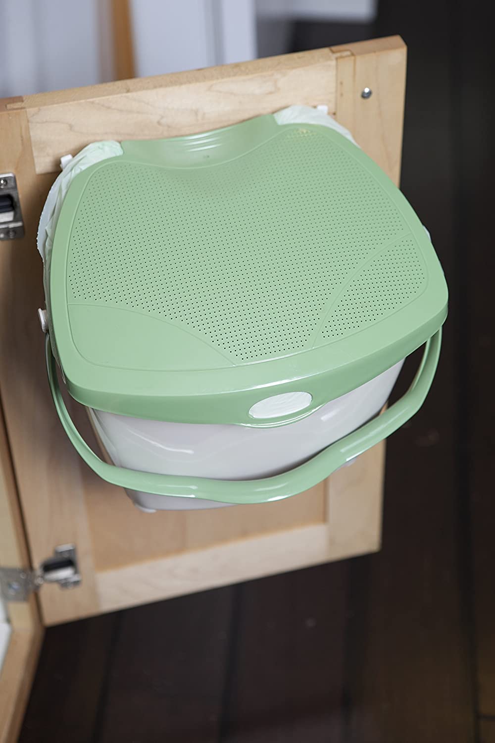 compost on cabinet door