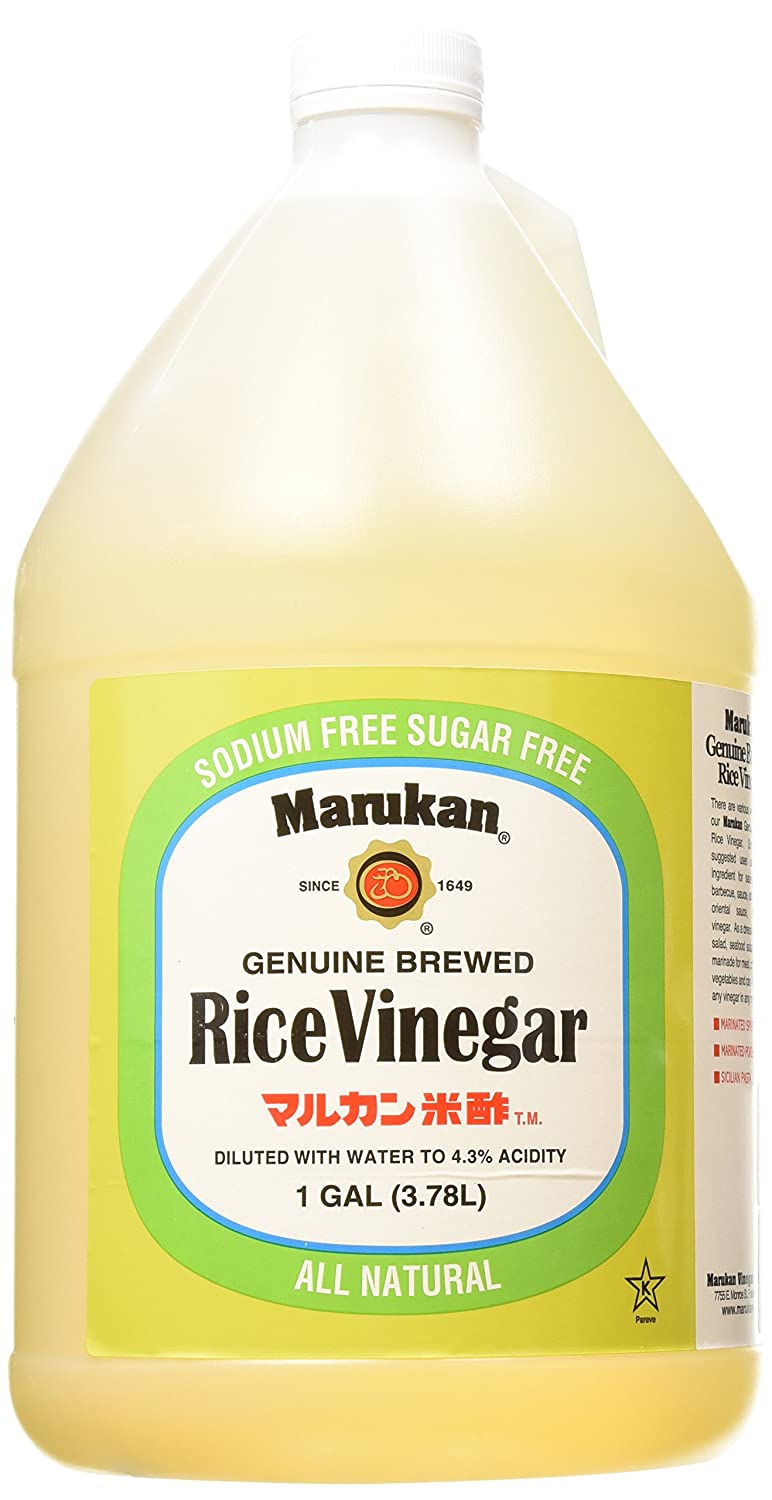 Marukan Genuine Brewed Rice Vinegar Unseasoned, 1 Gallon