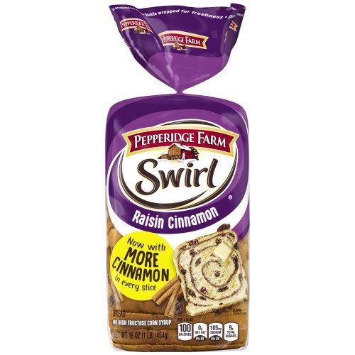 Pepperidge Farm Swirl Raisin Cinnamon Breakfast Bread, 16 oz. Loaf