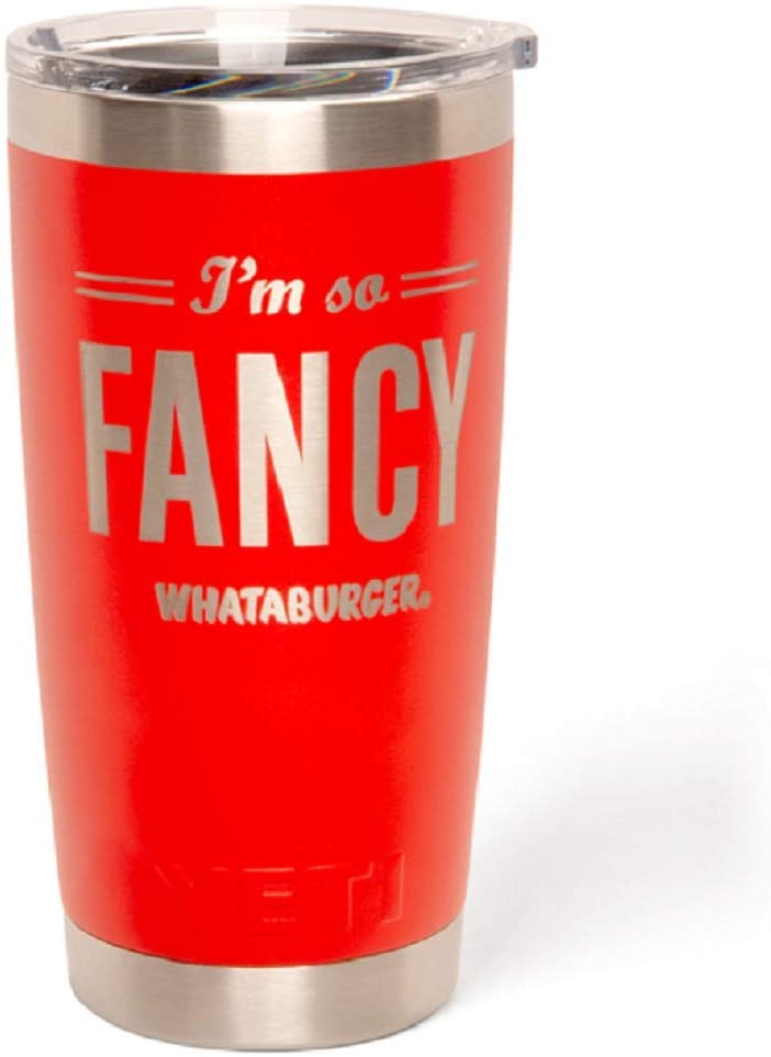 Whataburger Fancy 20oz YETI Rambler Tumbler- DIRECT FROM WHATABURGER