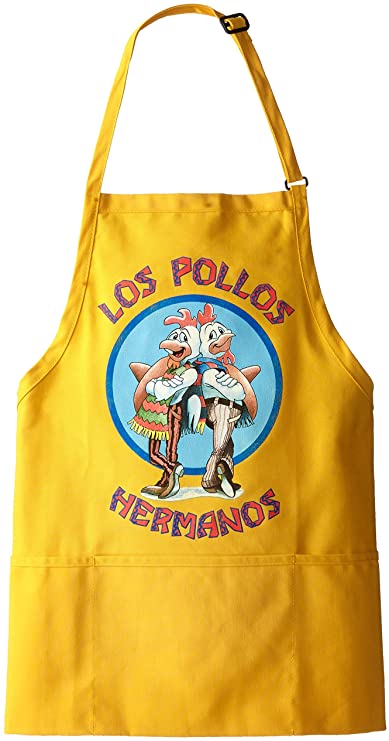 Breaking Bad Men's Los Pollos Hermanos Apron, Yellow, One Size