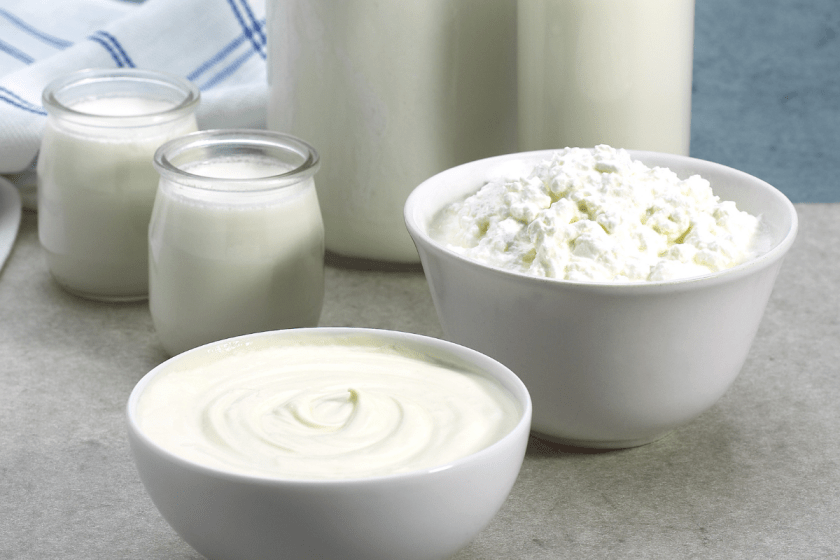 heavy cream in bowl