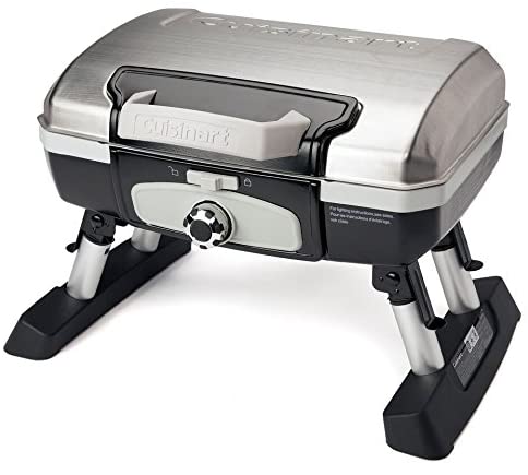 Cuisinart CGG-180TS Petit Gourmet Portable Tabletop Gas Grill, Stainless Steel
