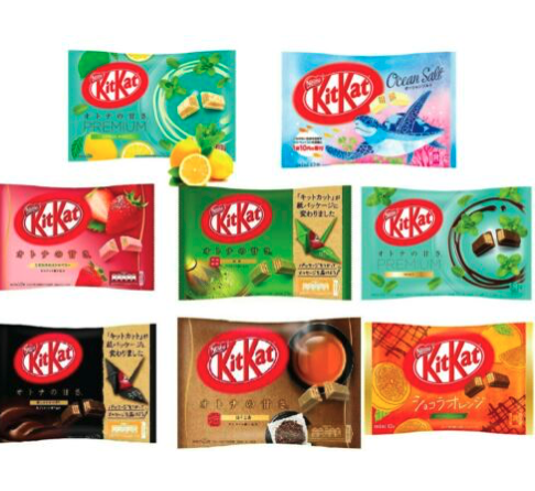 Japanese Kit Kat Strawberry Matcha Black Chocolate cha flavor KitKat Chocolates