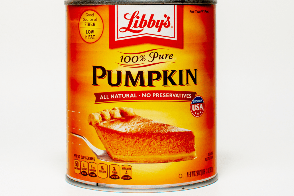how many cups of pumpkin in a can