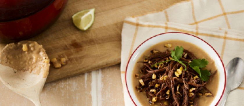 smoked beef brisket corn chowder