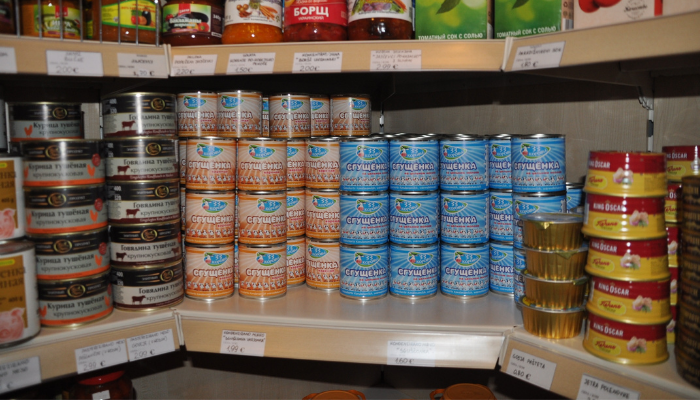 dented cans
