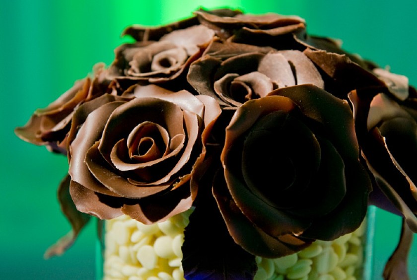 chocolate roses