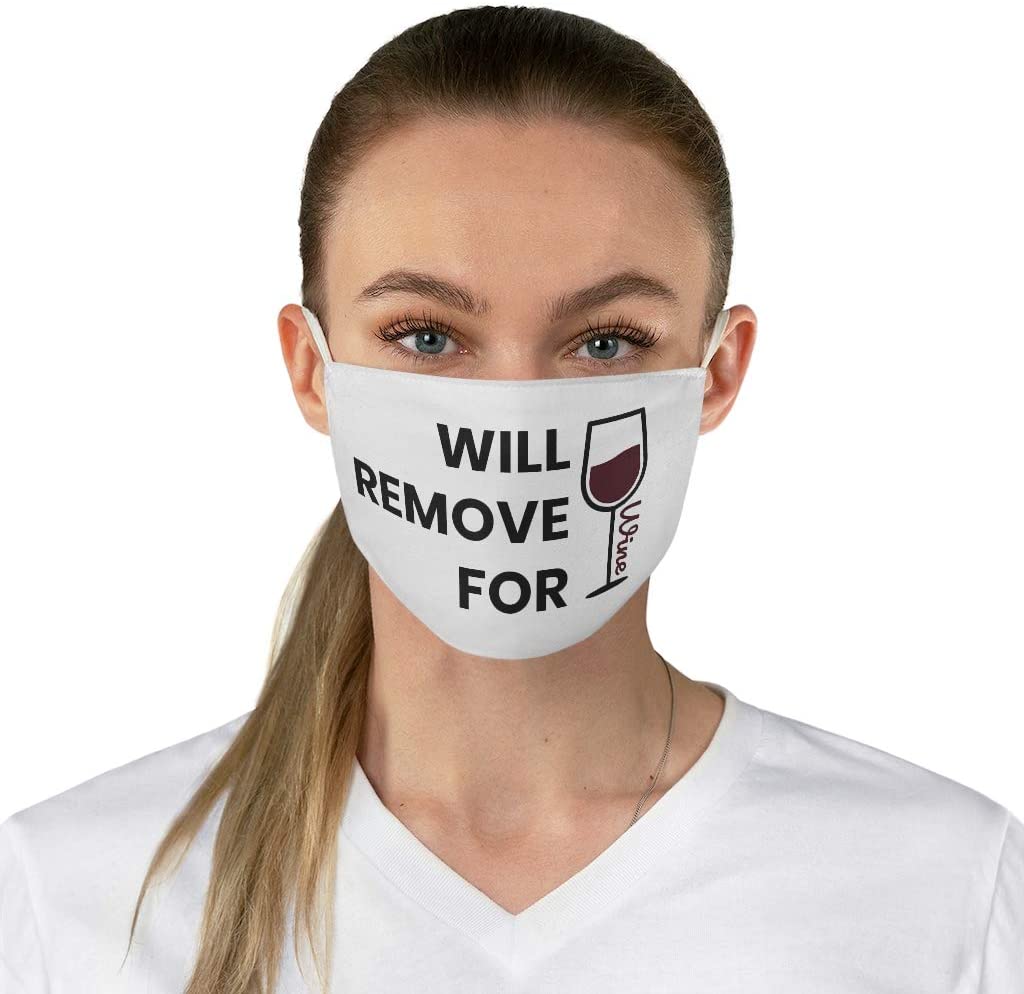 2 Funny Face Novelty Mask - Will Remove For Wine