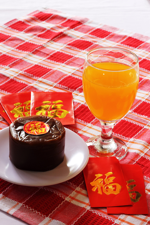 Nian Gao served at the table 