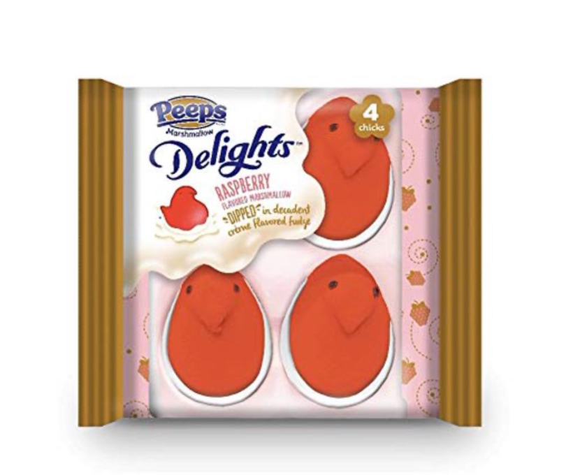raspberry creme dipped peeps