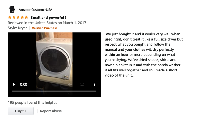 review portable dryer