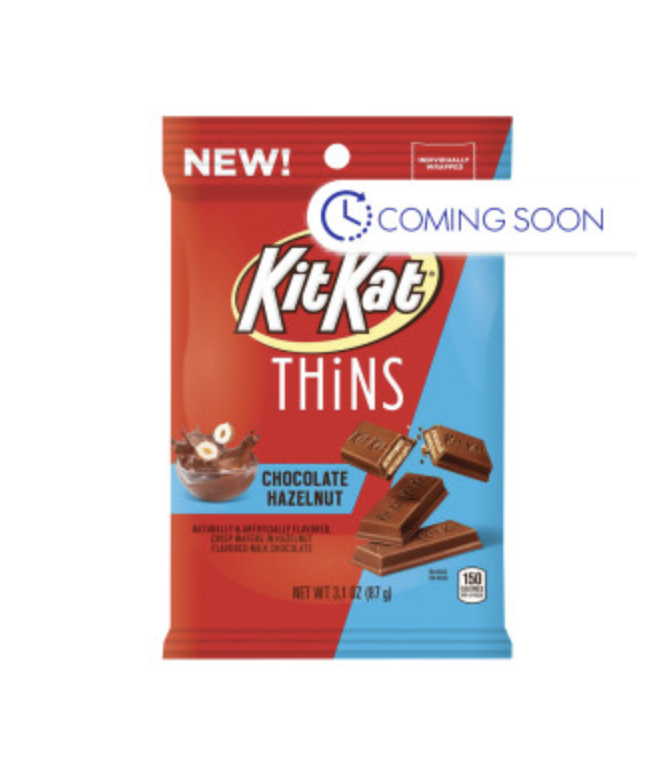 Kit Kat hazelnut thins