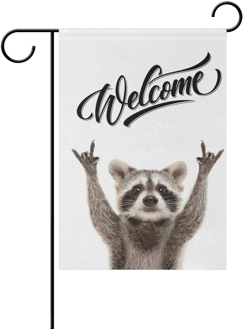funny garden flag