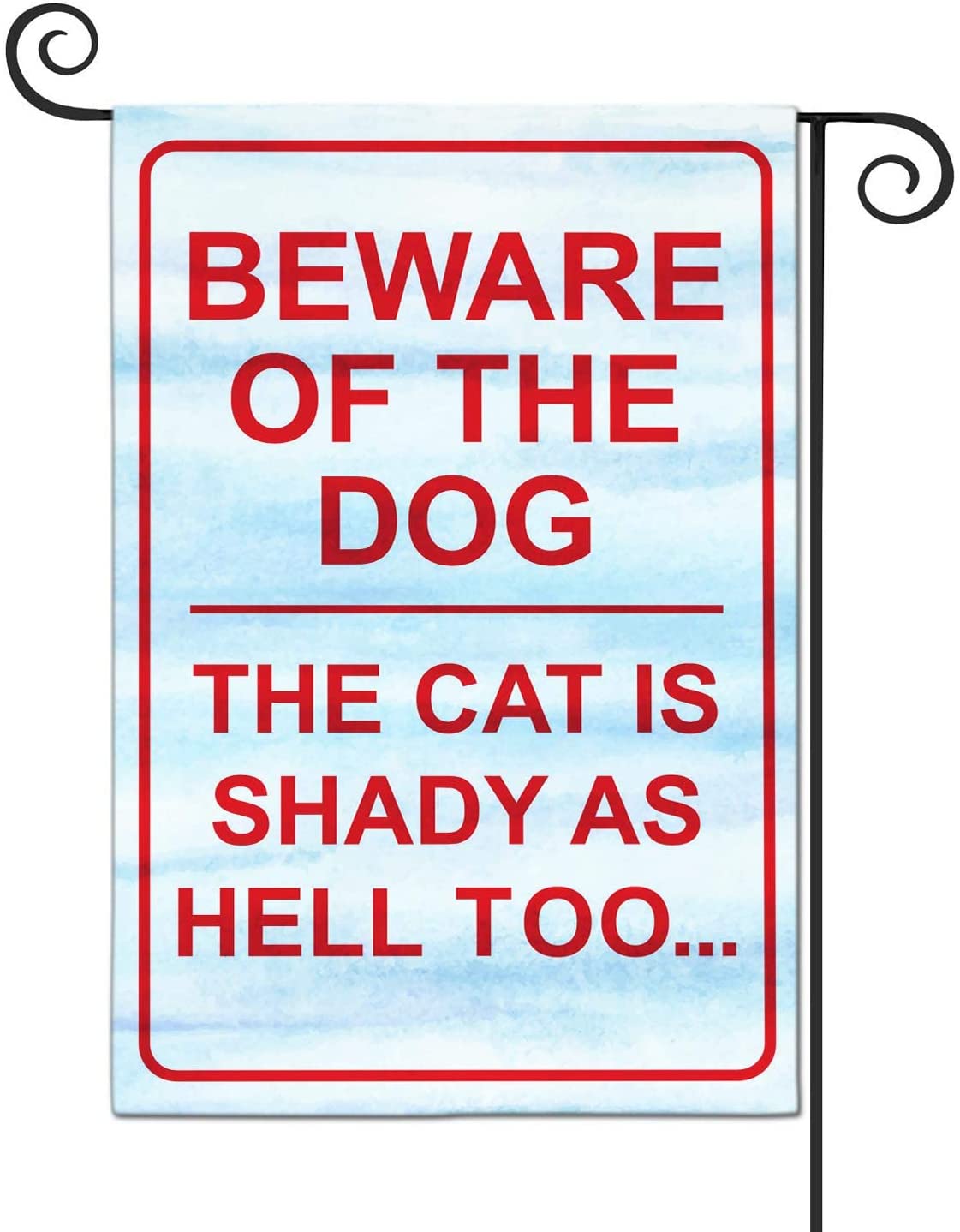 funny garden sign