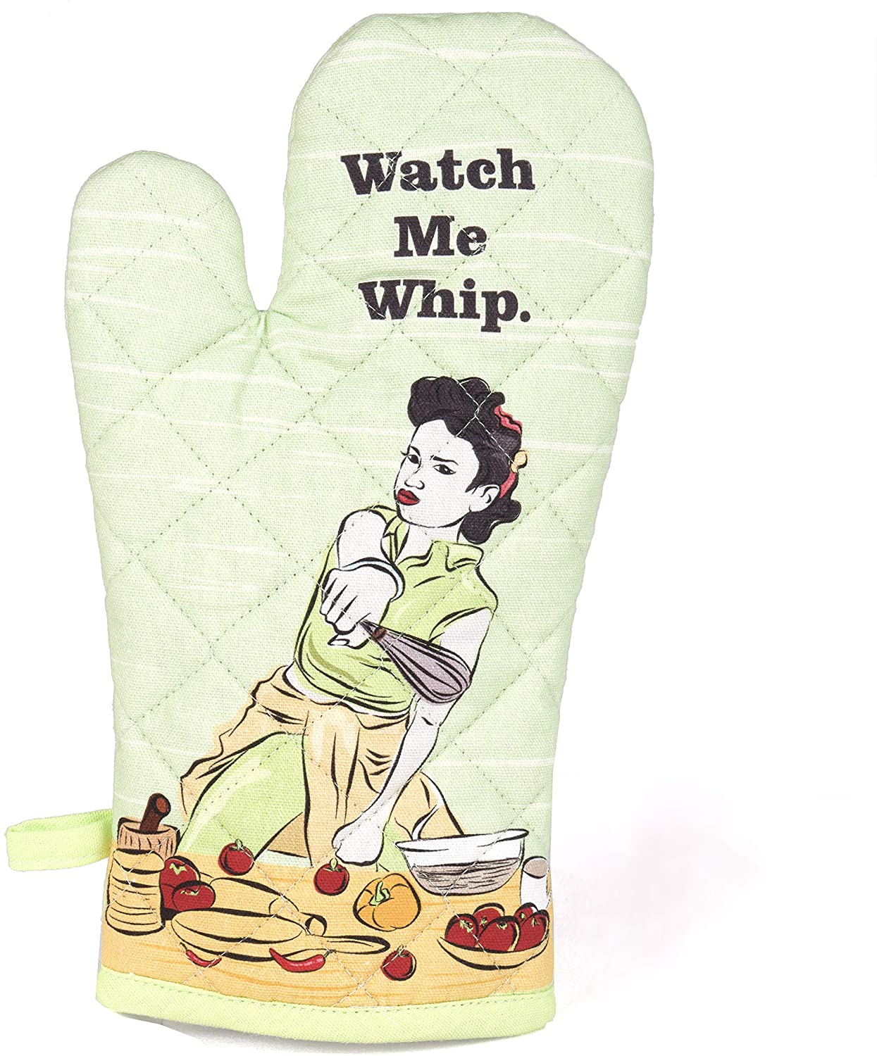 Funny oven mitt