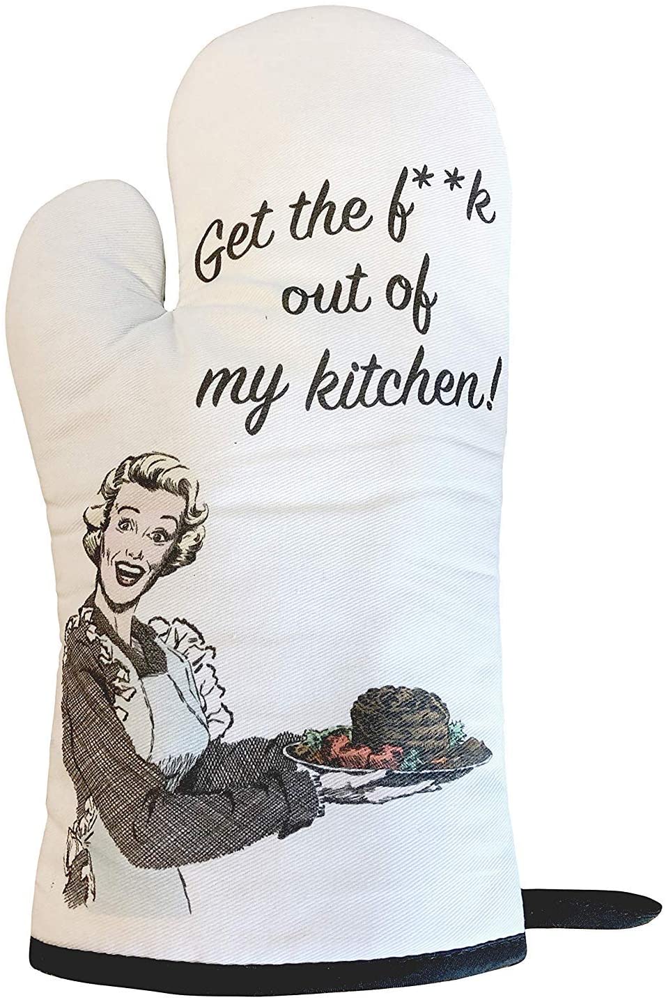 Funny oven mitt