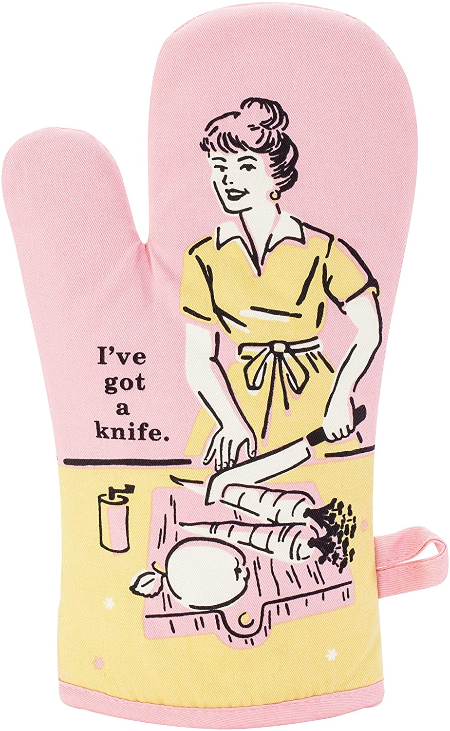 Funny oven mitt