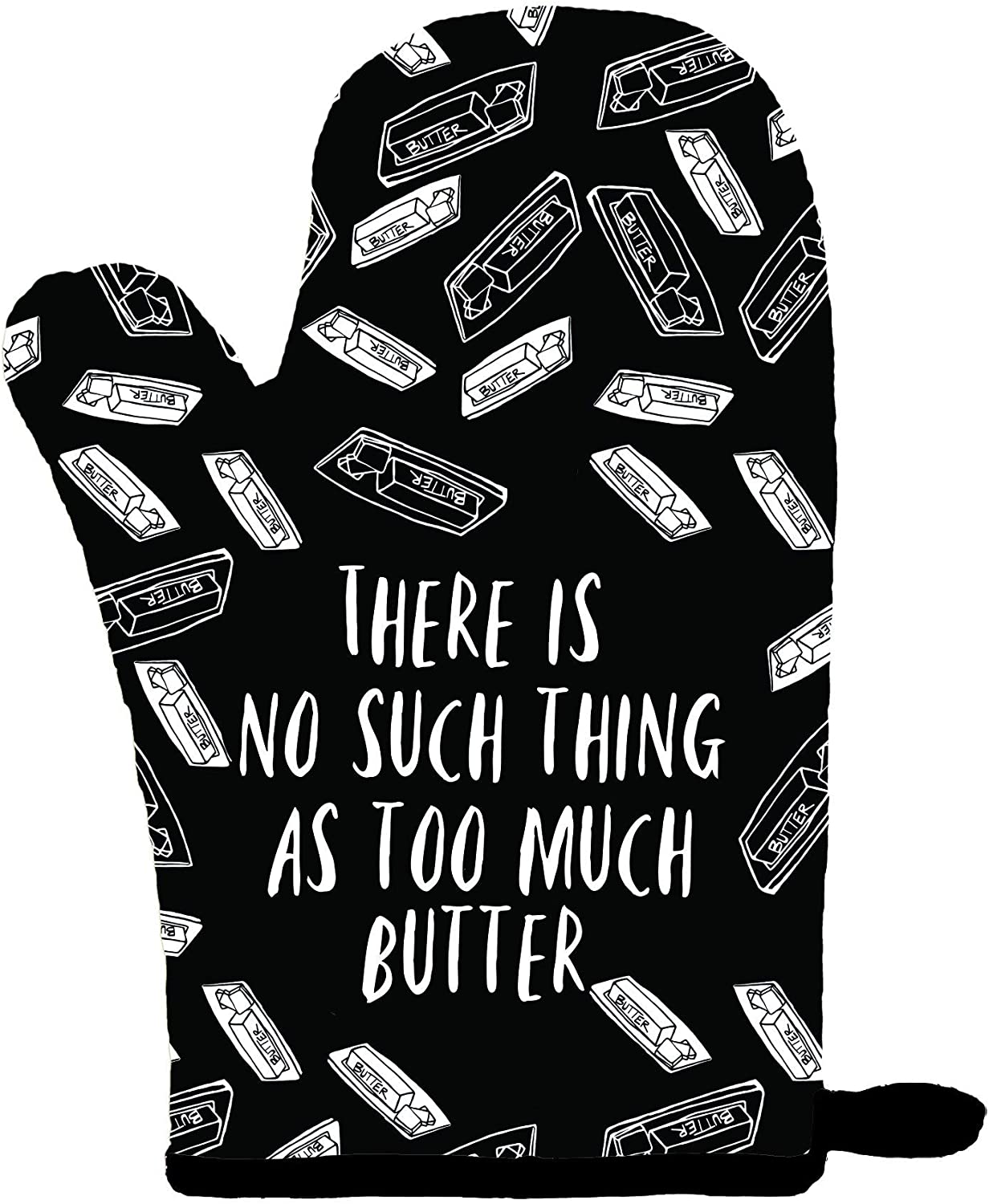 Funny oven mitt