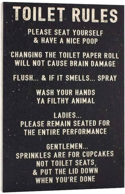 funny bathroom sign