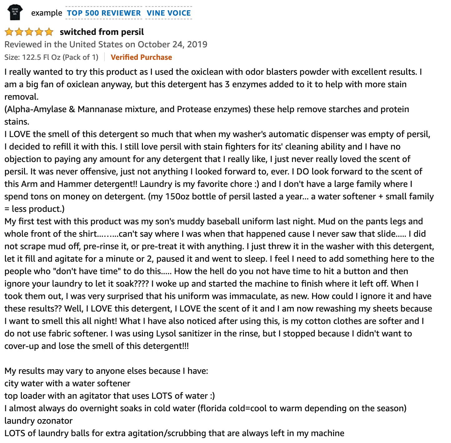 detergent review 