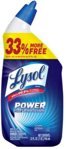 Lysol Power Toilet Bowl Cleaner (Pack of 4)