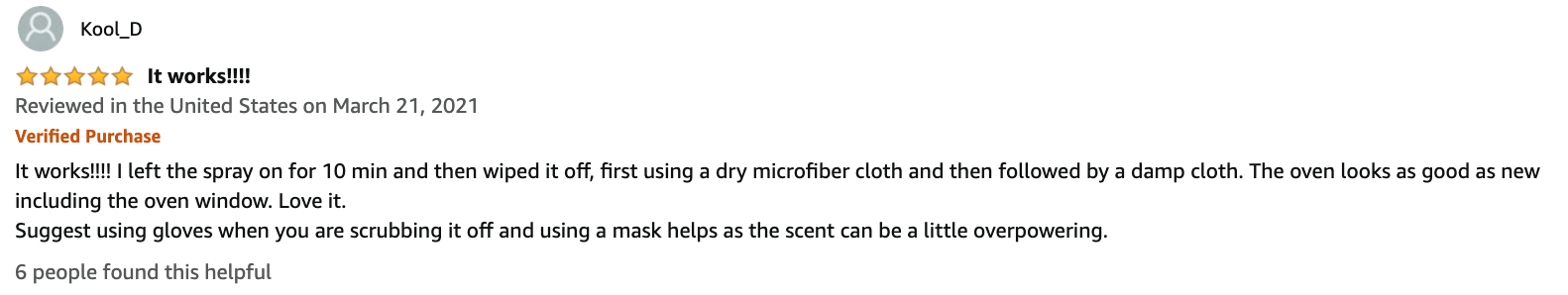 easy off oven cleaner review 2