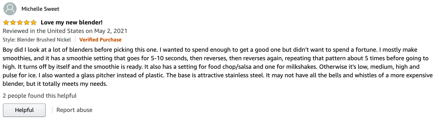 great for the value oster blender review
