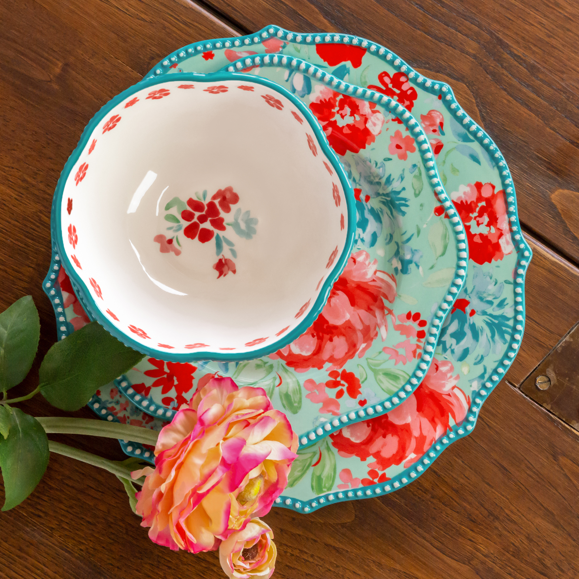 The Pioneer Woman Dinnerware Set, Gorgeous Garden