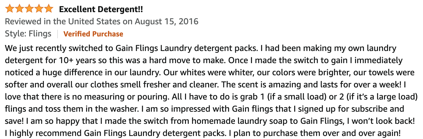 Gain Flings Review
