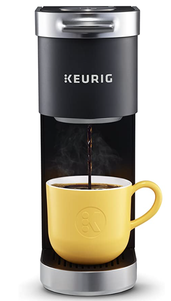 Keurig K-Mini Plus Coffee Maker, Single Serve K-Cup Pod Coffee Brewer, Comes With 6 to 12 Oz. Brew Size, K-Cup Pod Storage, and Travel Mug Friendly, Black