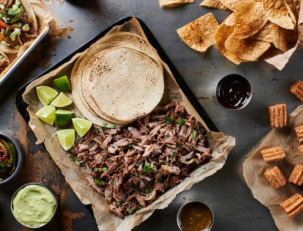 plate of George Lopez Tacos