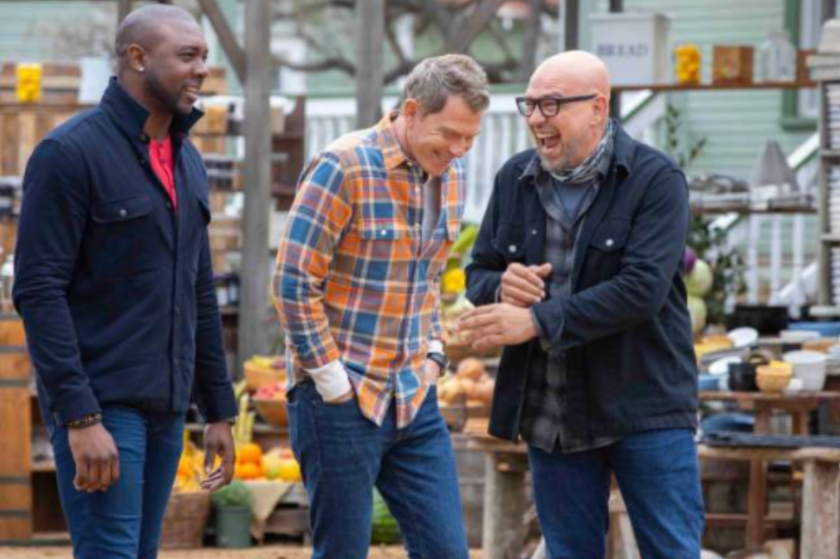 Bobby Flay, Eddie Jackson and Michael Symon