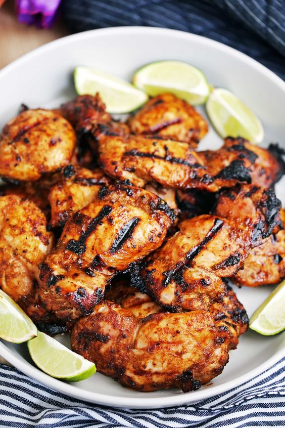 grilled chicken legs