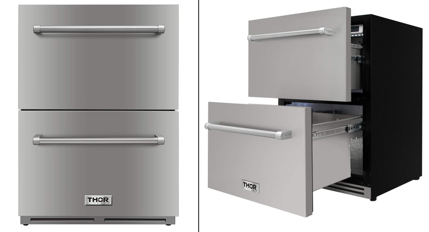 Indoor and outdoor fridge