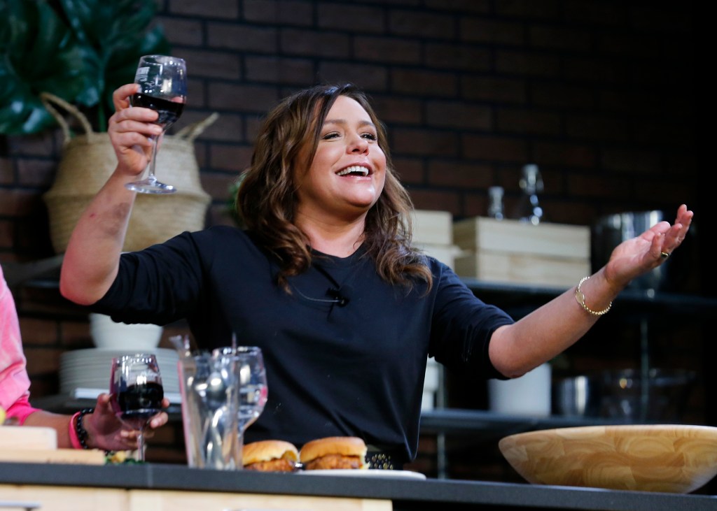 Chef Rachael Ray onstage during a culinary demonstration at the Grand Tasting presented by ShopRite featuring Culinary Demonstrations at The IKEA Kitchen presented by Capital One at Pier 94 on October 12, 2019 in New York City.