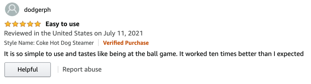 hot dog steamer review