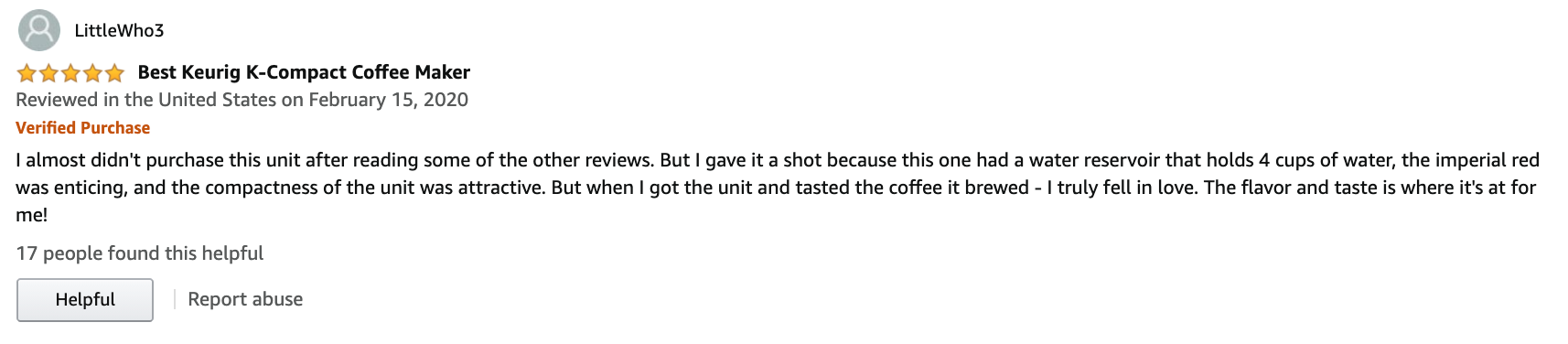 keurig k compact review great taste