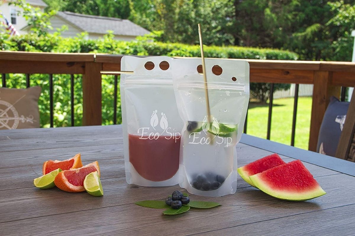 reusable drink pouch