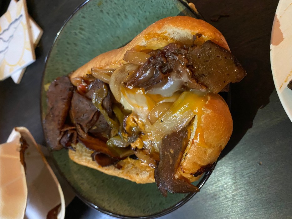 vegan cheese steak