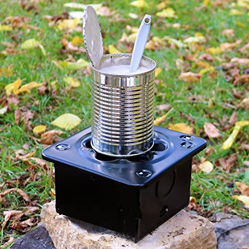Coghlan's Folding Stove, 5 H x 6.5 W x 6.5 L , Black