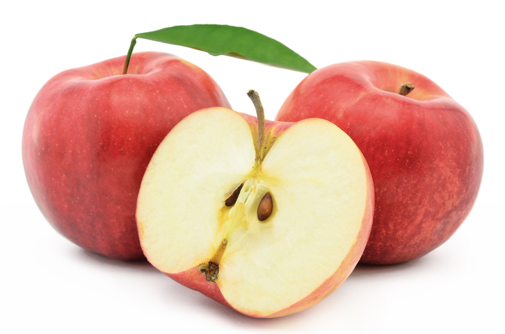 Red, ripe apples Jonagold