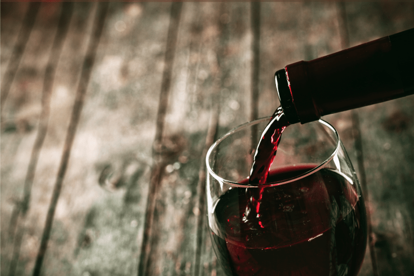 pouring wine