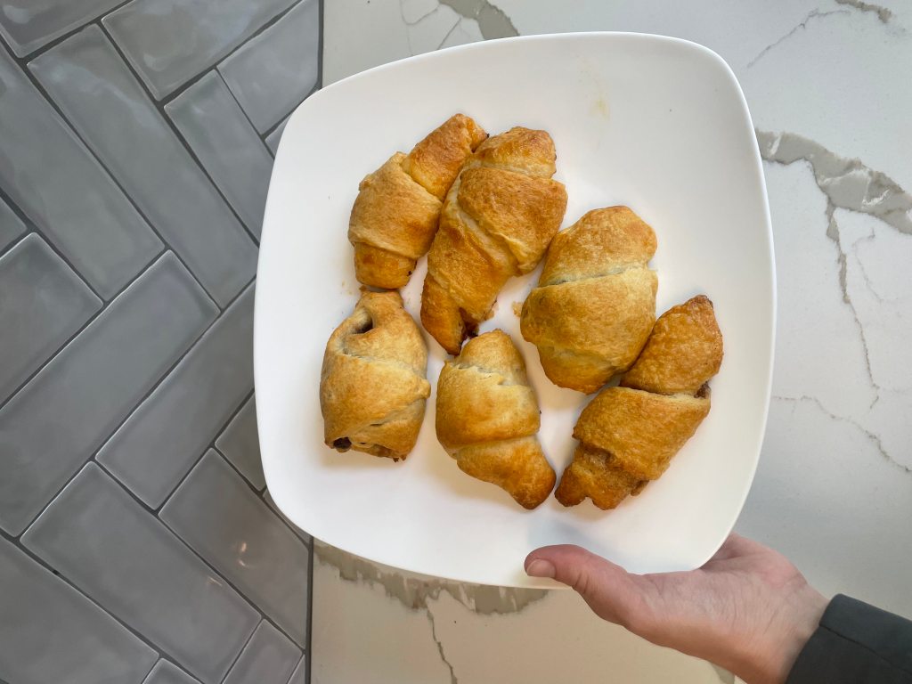 Rugelach on a plate